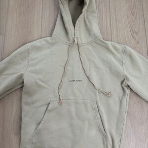 Saint Laurent Cream Hoodie